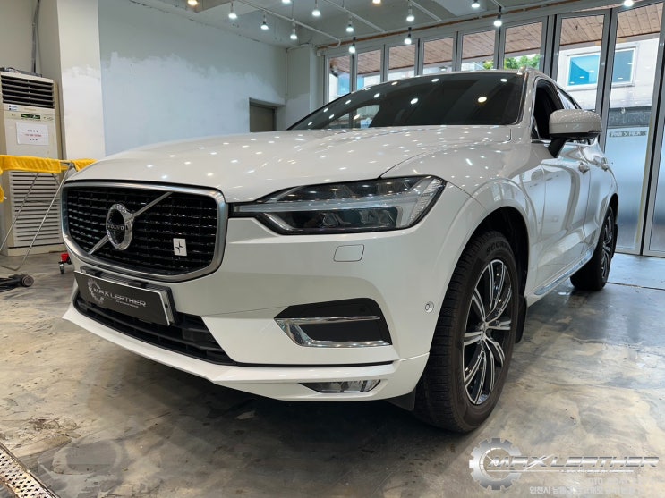  인천 볼보 XC60 가죽시트 청바지 이염 복원으로 해결