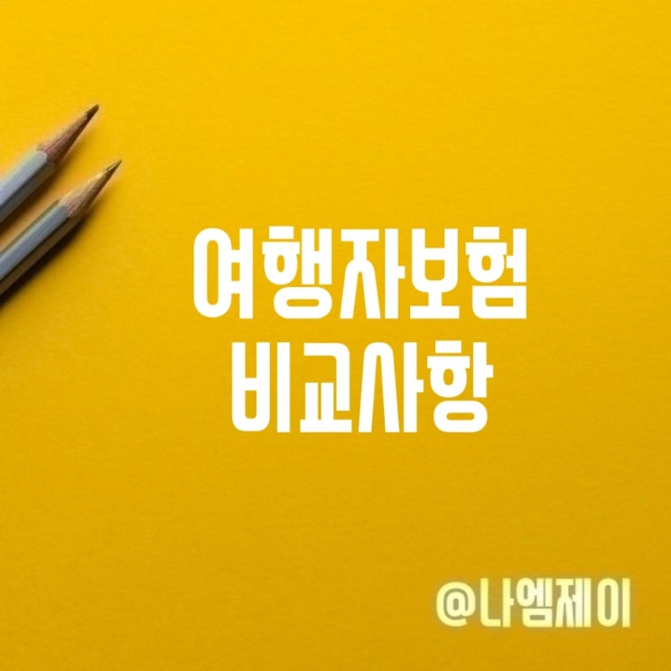 해외 여행자보험 가격 보장범위 비교 후 가입하세요!