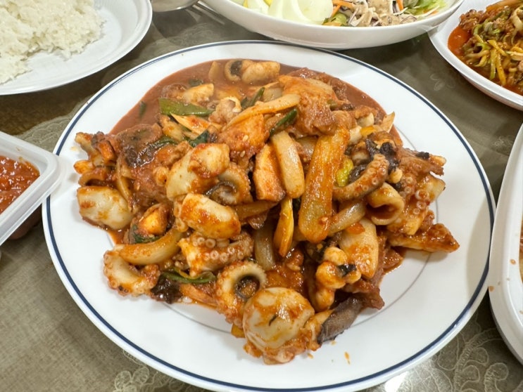  광양 광양읍 쭈꾸미볶음 맛집 - 솔아솔아식당(비조리 포장)