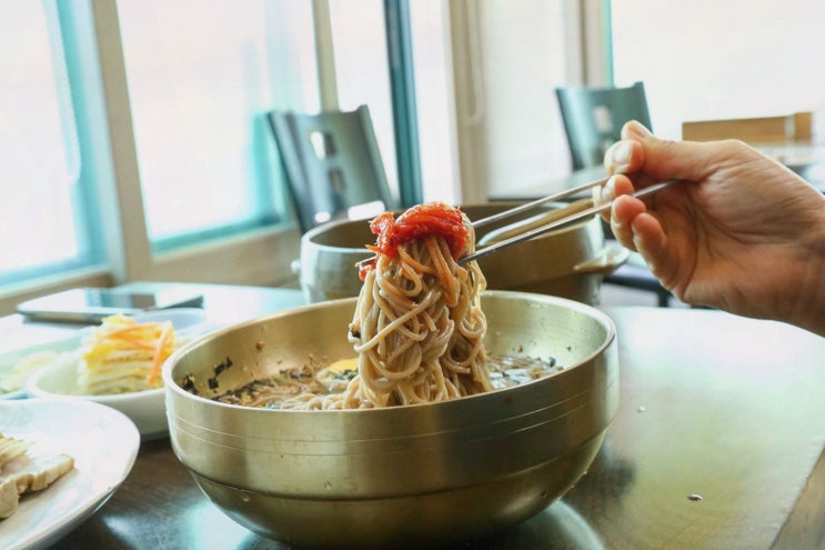  가족과 함께하는 멋진 순간, 송지호막국수 고성본점에서 송지호해수욕장 맛집을 즐기다