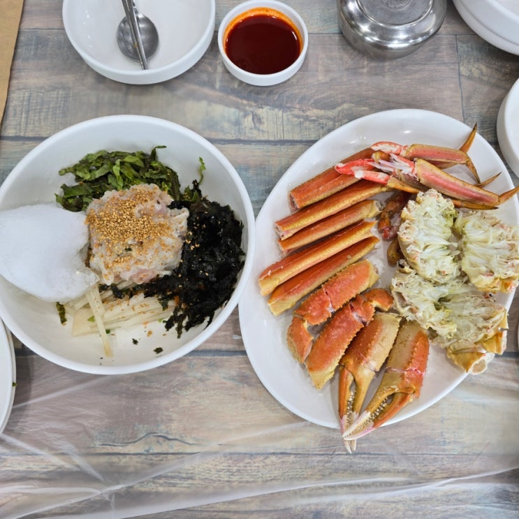  [ 포항 구룡포맛집 ] 『 창우물회대게 』 박달대게, 참가자미물회 찐만족후기