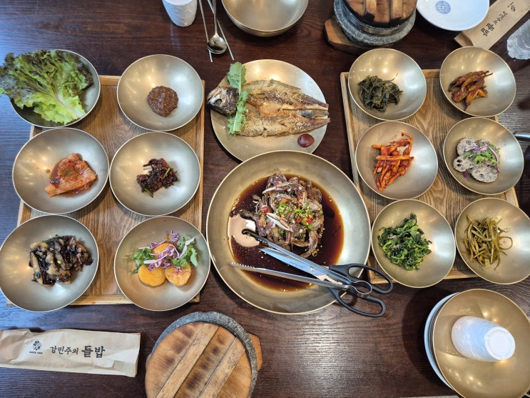  김포 한정식 맛집 강민주의들밥 김포점 재방문 후기 (간장게장, 보리굴비 정식)
