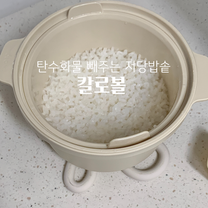 칼로볼 저당 밥솥으로 밥 짓기 +파스타 레시피