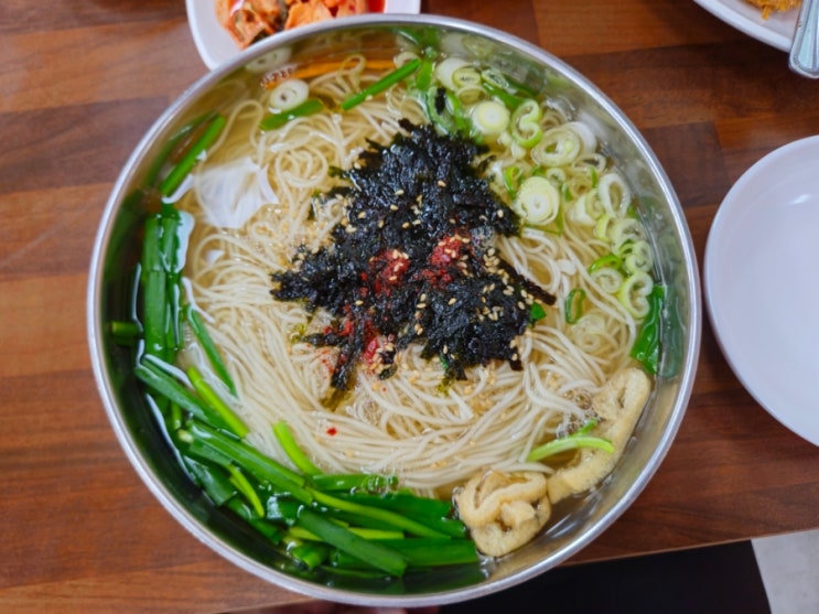  파주국수맛집 조리읍 대원리국수: 엄청난양 곱배기무료! 진한멸치육수