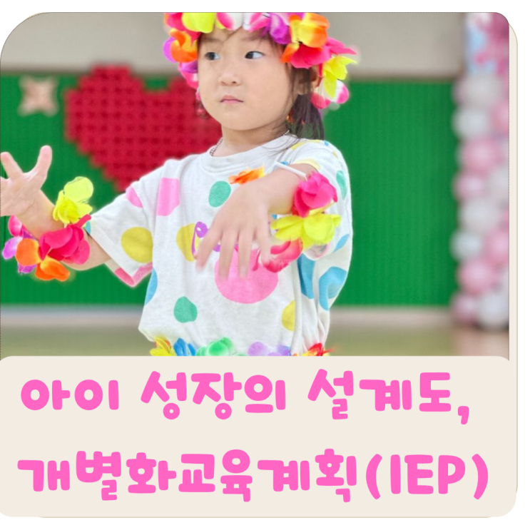  유치원 특수교육대상자 개별화교육및 지원혜택 총정리