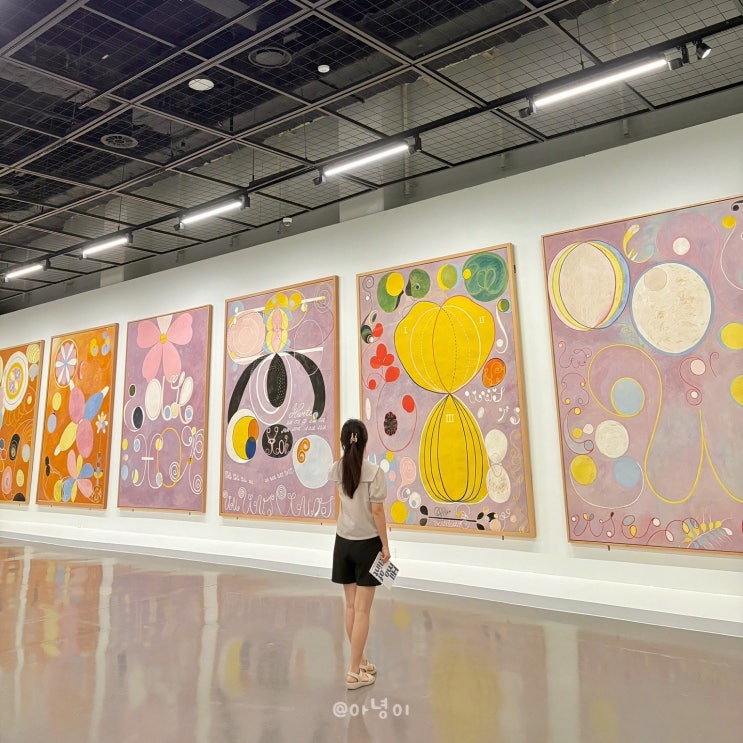 부산 실내 전시회 이색 데이트 갈만한곳 현대미술관 힐마아프클린트
