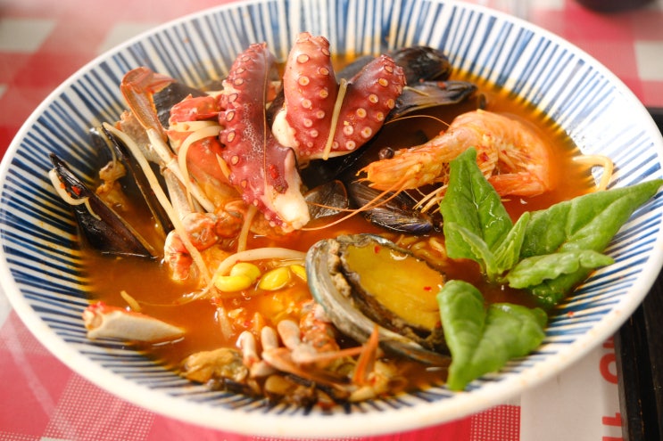  [대정 해물라면 맛집] 송악산 뷰와 시원한 국물 한 그릇, 송악산해물라면오빠네본가