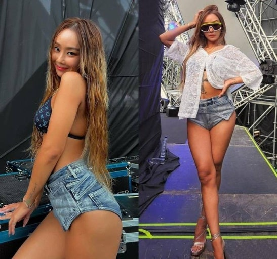 효린, 찢어진 탑 탄탄 비키니 뒤태! 캄보디아에서 빛난 건강미 여신 포스