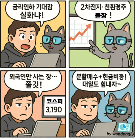  [WD경제소식] 2025.07.17 미국·코스피·코스닥 요약 + 오늘의 테마주 완전정복!