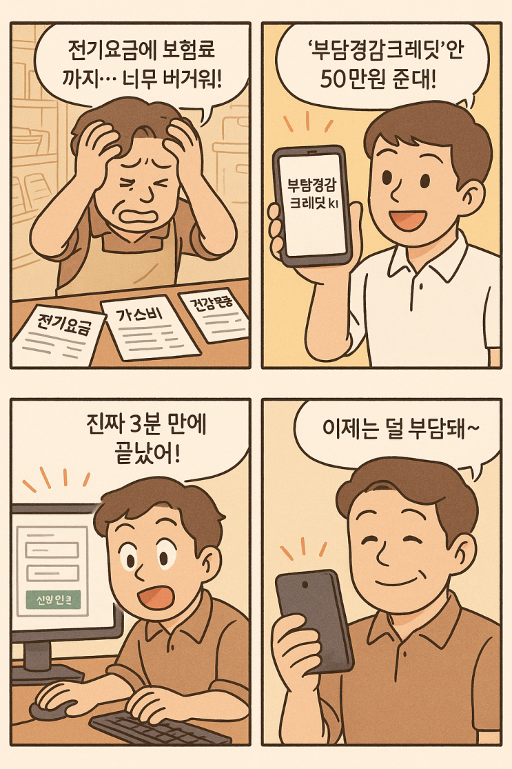  2025년 소상공인 부담경감크레딧 완벽 가이드