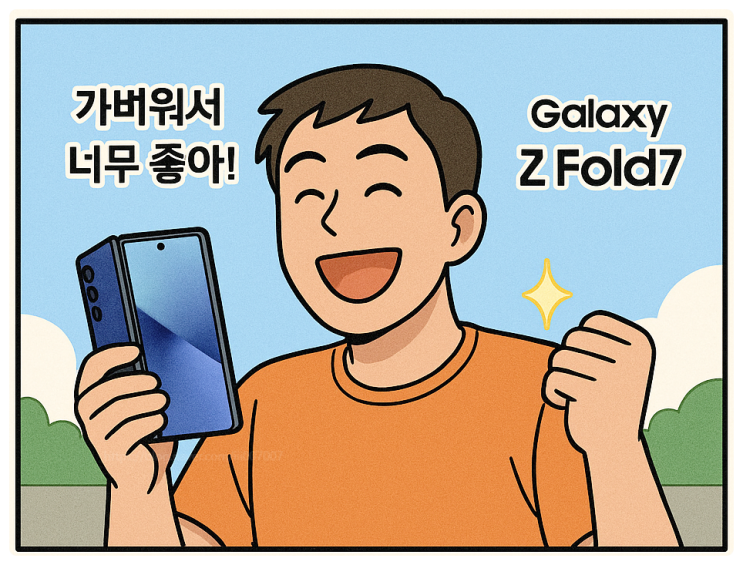 갤럭시 Z 폴드7 512GB 자급제 SM-F966N 사전예약으로 갈아탔습니다