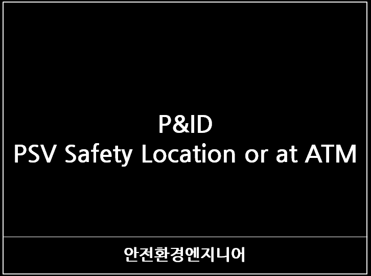  P&ID PSV Safety Location or at ATM