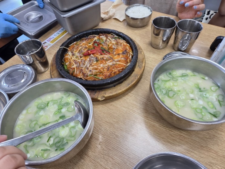  김포 신선설농탕! 신선제육김치전과 설렁탕 2인 세트