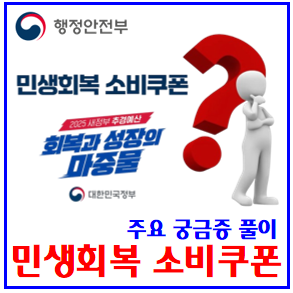  소비쿠폰 궁금증 문답해설 (ft. 민생회복지원금) : 신청기간, 미성년자, 사용처, 택시, 대중교통, 배달앱업종, 안내문자링크, 편의점, 주유소, 지역사랑상품권, 신용체크카드