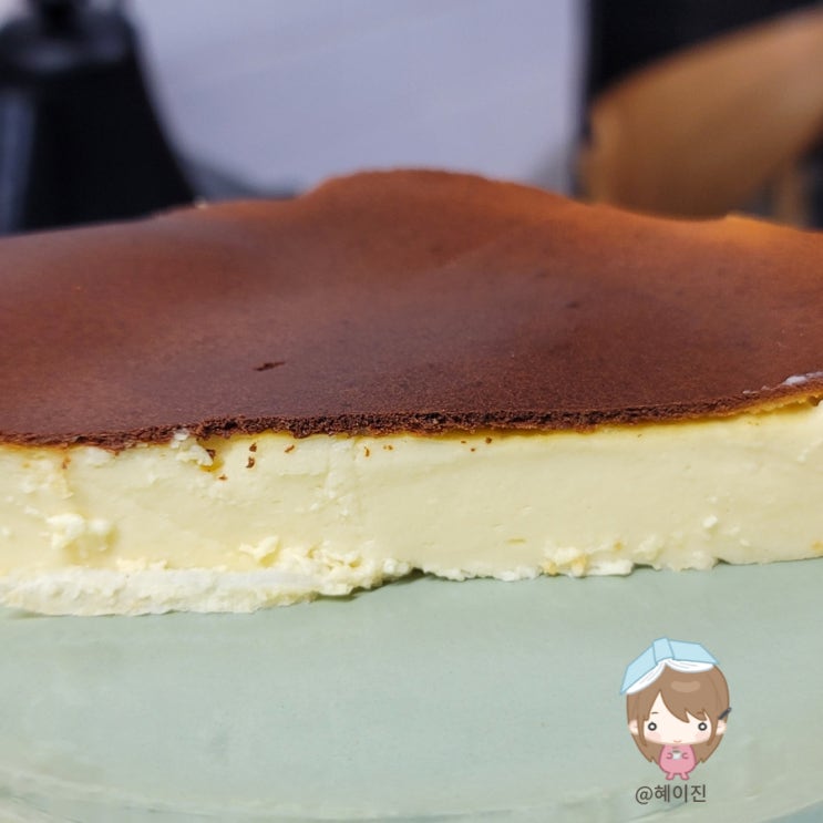  바스크 치즈케이크 만들기 - 에어프라이어 사용