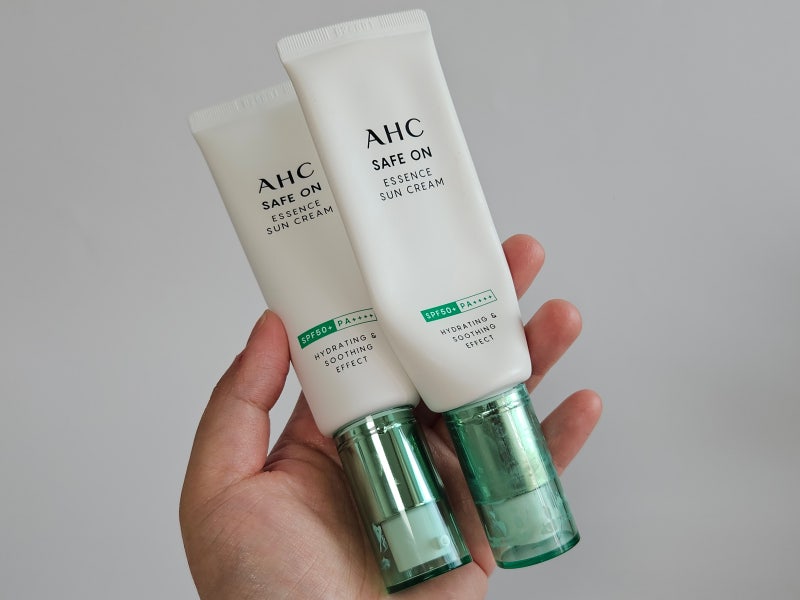무기자차 선크림 추천 AHC 세이프온 에센스 선크림 사용 후기