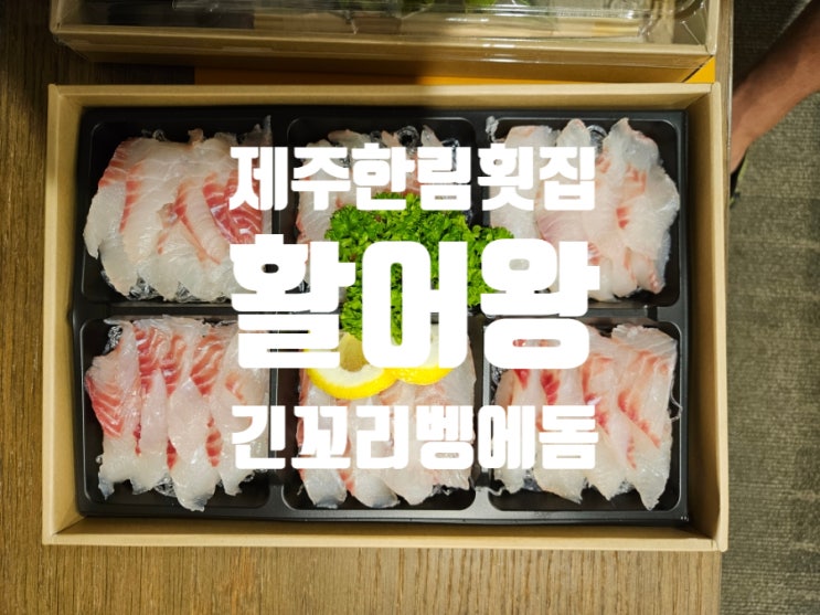  제주도 | 제주한림횟집 여름 제철회 긴꼬리벵에돔 벵에돔회 모듬회 포장 가능한 활어왕 맛집