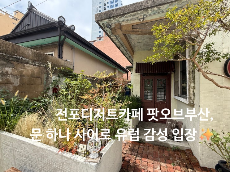  [전포디저트카페] 팟오브부산, 전포감성카페 중 가장 유니크했던 공간