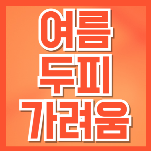  여름철 두피 가려움, 피지와 열감이 만드는 고통의 원인과 관리법