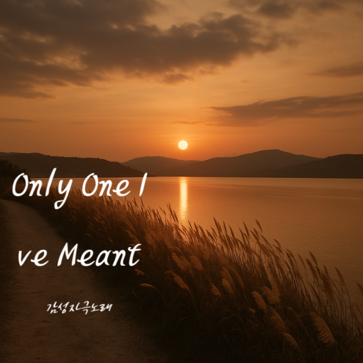  고백하지 못한 사랑의 노래 - Only One I’ve Meant 가사 해석