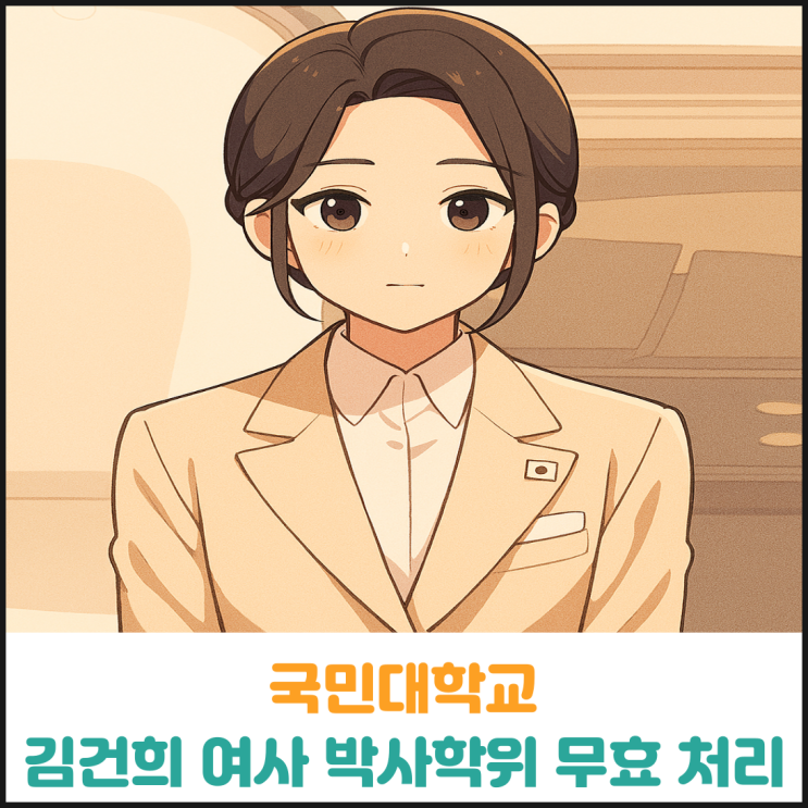  국민대, 김건희 여사 박사학위 무효 처리
