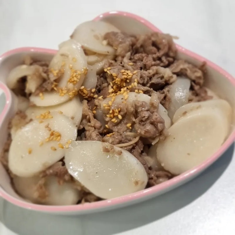 아기 궁중떡볶이 떡국떡으로 쉽고 간단하게 만들기