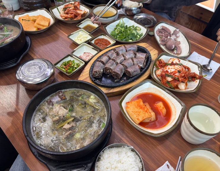  안산순대국 맛집 블루리본 선정된 봉국순대국본점