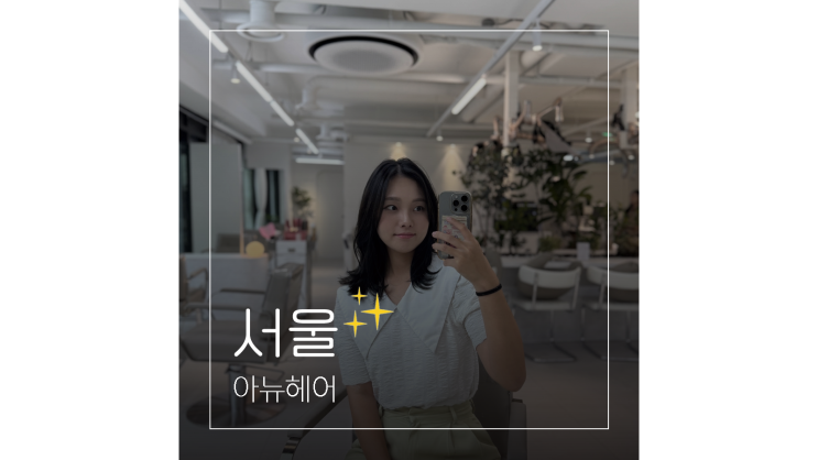  여름쿨톤 염색 탈색없이 톤다운 강남 미용실 아뉴헤어