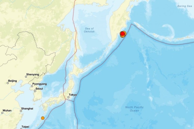 극동 <b>캄차카</b> 반도 규모 7.4 강진 <b>지진</b> 발생 ! 1952년 대<b>지진</b>... 