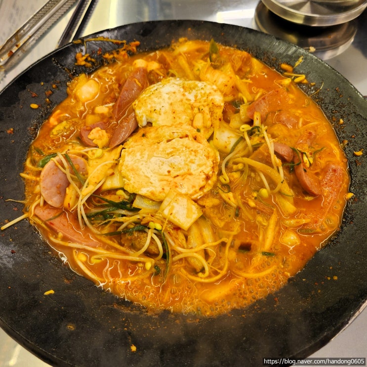  [도봉구/방학·쌍문동] 오팔식당 - 오랜만에 만난, 짜릿한 햄과 소세지의 부대볶음!