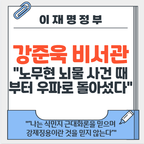 <b>강준욱 비서관</b> 프로필 학력 뉴라이트성향 이재명비판 <b>논란</b> 정리