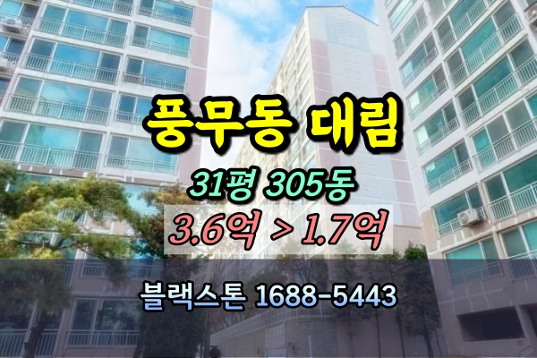  풍무동 양도대림e편한세상 경매