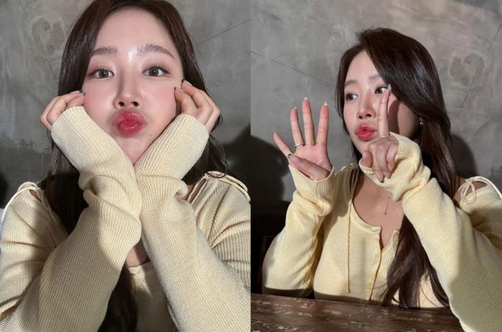 <b>씨스타</b> 14주년 자축한 <b>소유</b>, ‘뽀뽀 여친짤’에 팬심 폭발... 