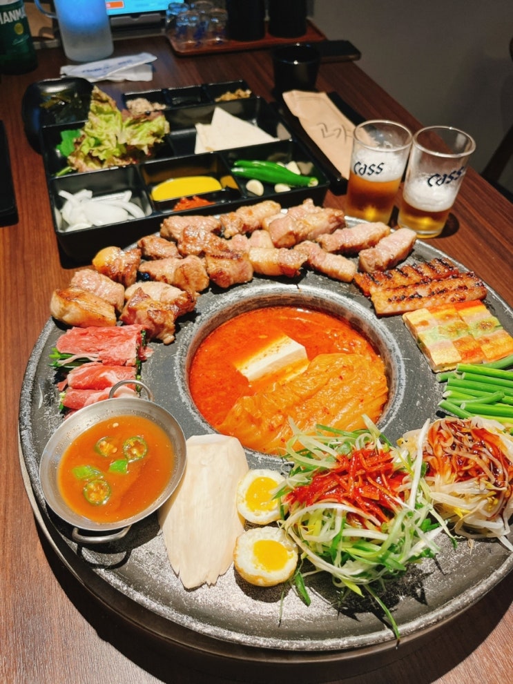  광안리 맛집 고갓 광안리본점 고기한상제대로 야외테라스까지