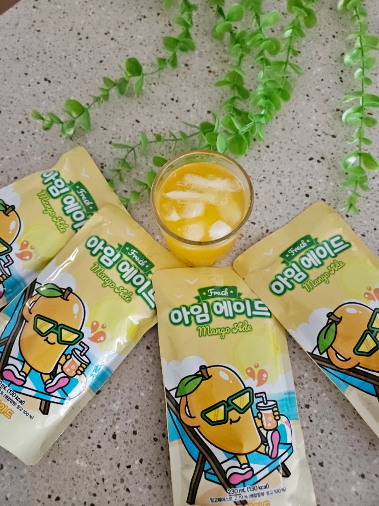  [아임에이드 망고 에이드] 가성비 좋은 파우치음료