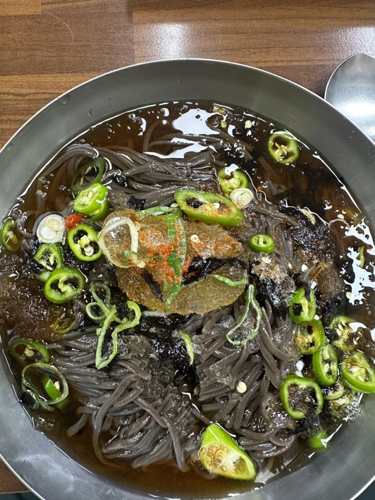  전주 한옥마을 땡초소바 맛집 메르밀진미집