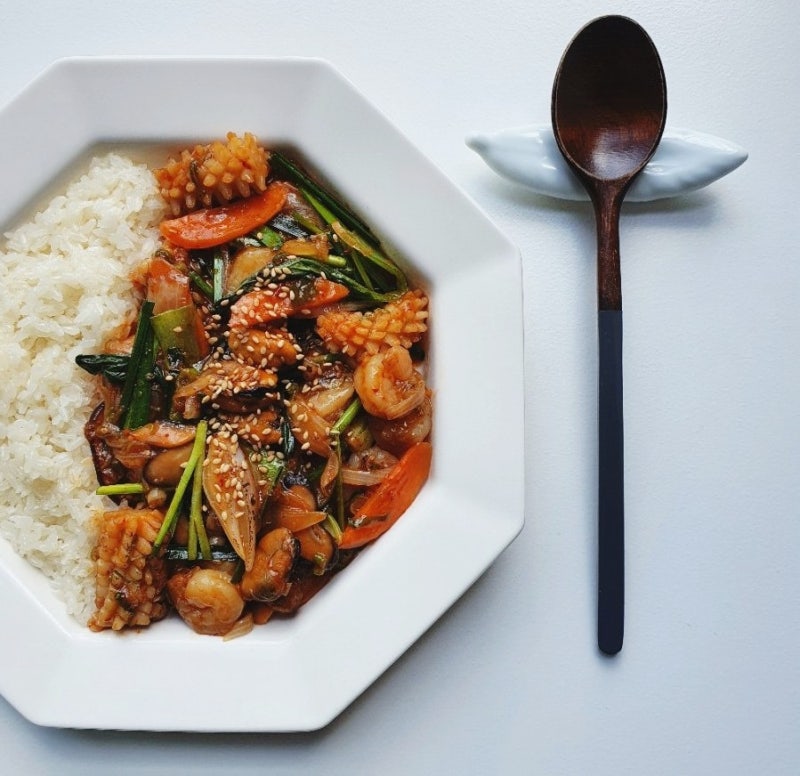 쉽고 맛있는 중식레시피 - 중국집보다 더 맛있는 해물잡탕밥 만들기
