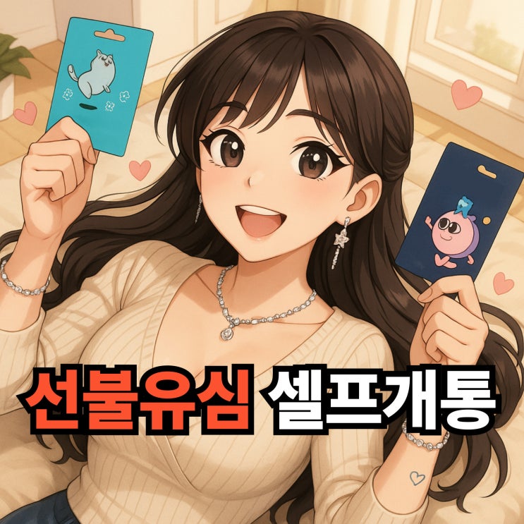  선불유심 셀프개통 방법 2가지