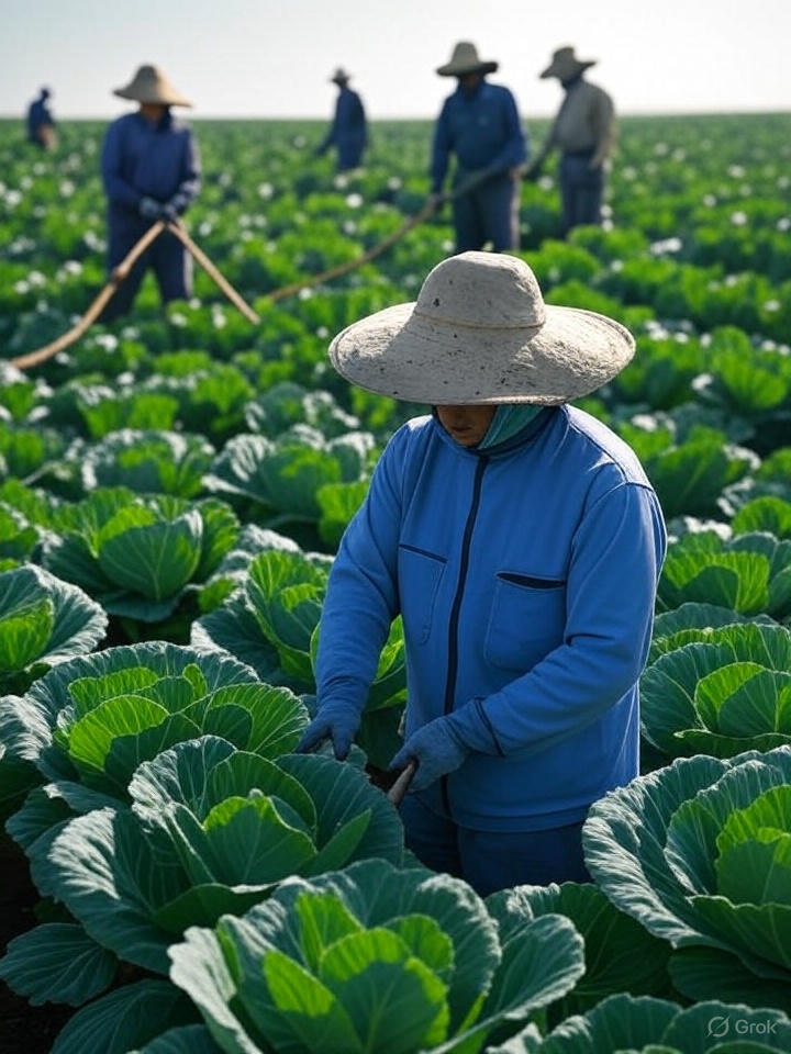   김장배추 농사, 병해 걱정 덜고 건강하게! 퓨어오투 이산화염소수 적용법과 기대효과 