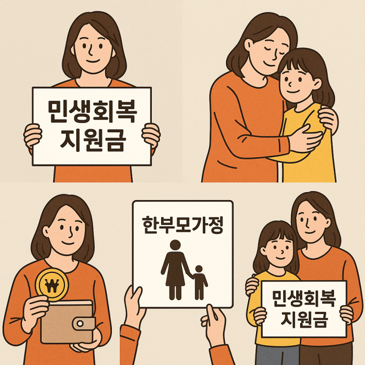  민생회복지원금 한부모가정 신청 방법 지급 기준 알려드려요