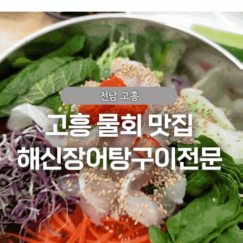  고흥 장어탕 해신장어탕 물회