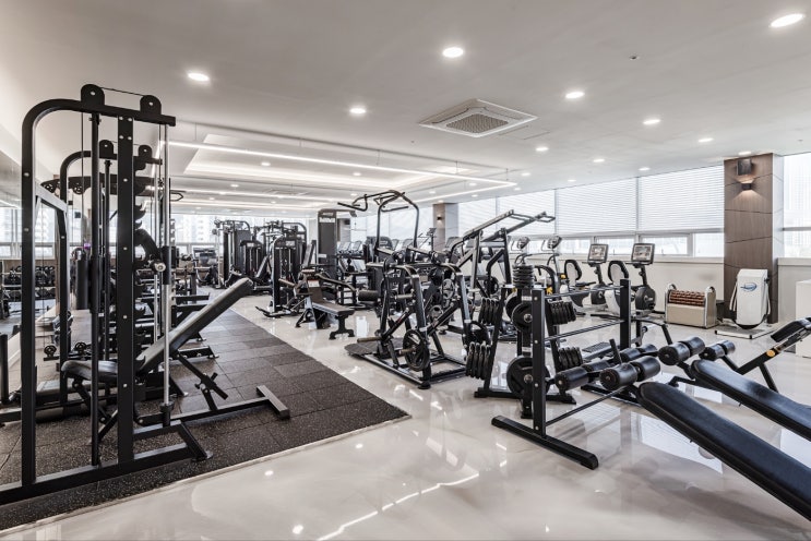  장암동 헬스장 지상에 위치한 가성비 좋은 더라인 휘트니스