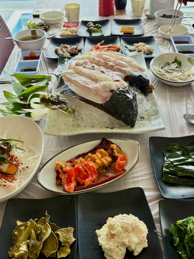  속초 장사동 횟집 한산횟집 모듬회 스끼다시 가성비 현지인 추천 맛집