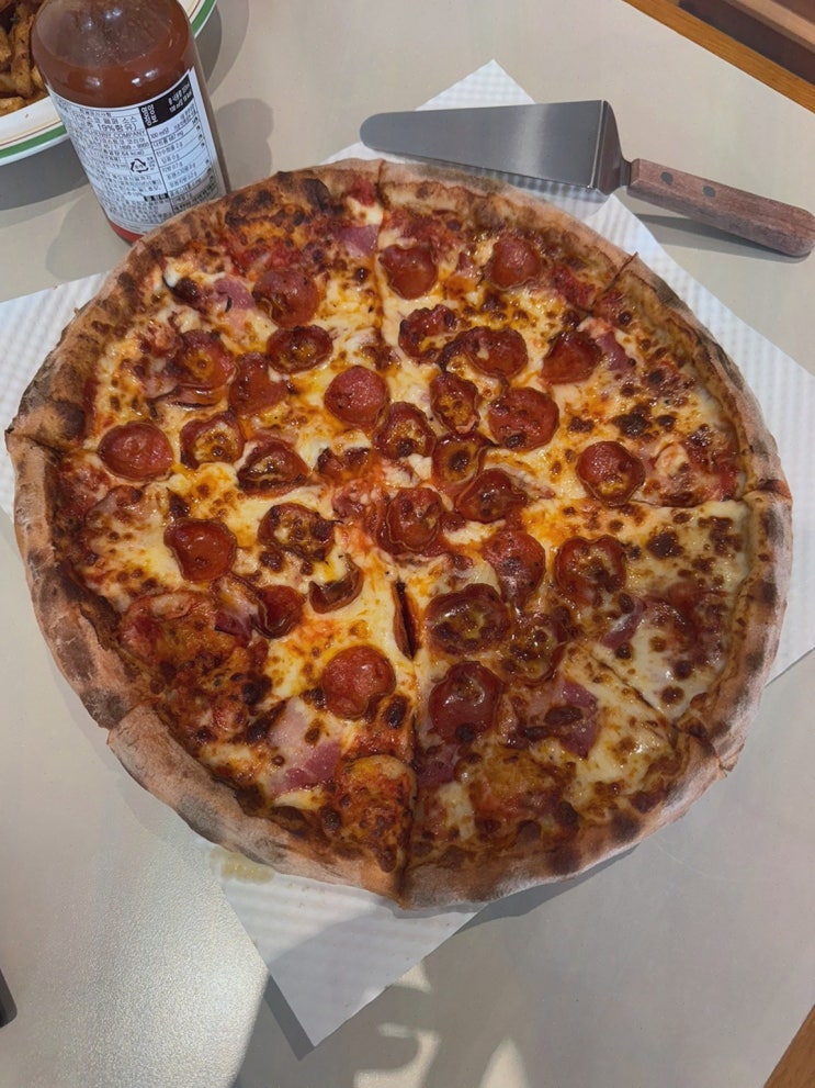  [깐부피자 상현점] 용인수지맛집에서 즐기는 대용량 피자!
