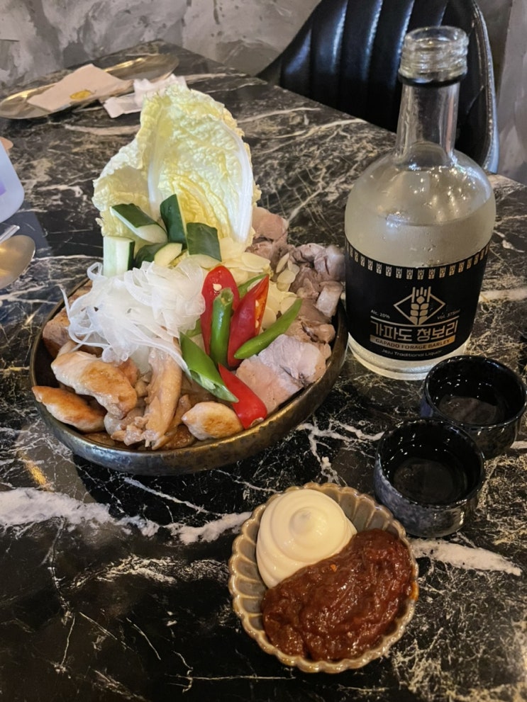  인계동술집 무간판술집 분위기 좋은 수원시청역맛집 육해공삼합 전통주 짜계치