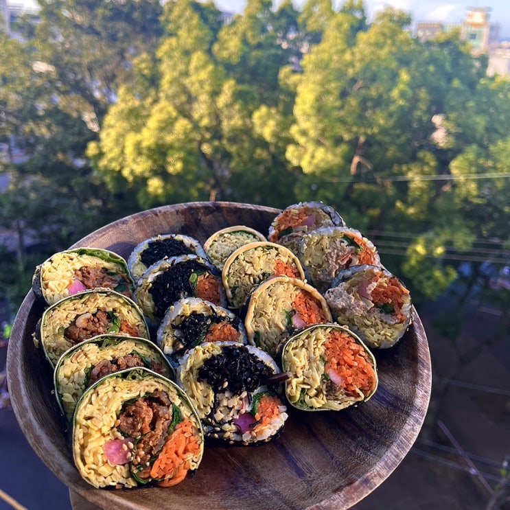  키토김밥이 있는 제주 공항 김밥 맛집 가시어멍김밥 제주본점