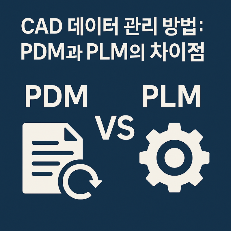 캐드(CAD) 데이터 관리 방법: PDM과 PLM의 차이점 : 네이버 블로그