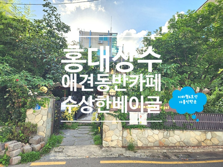  홍대 맛집 수상한베이글 상수 카페 데이트 코스 가볼만한곳