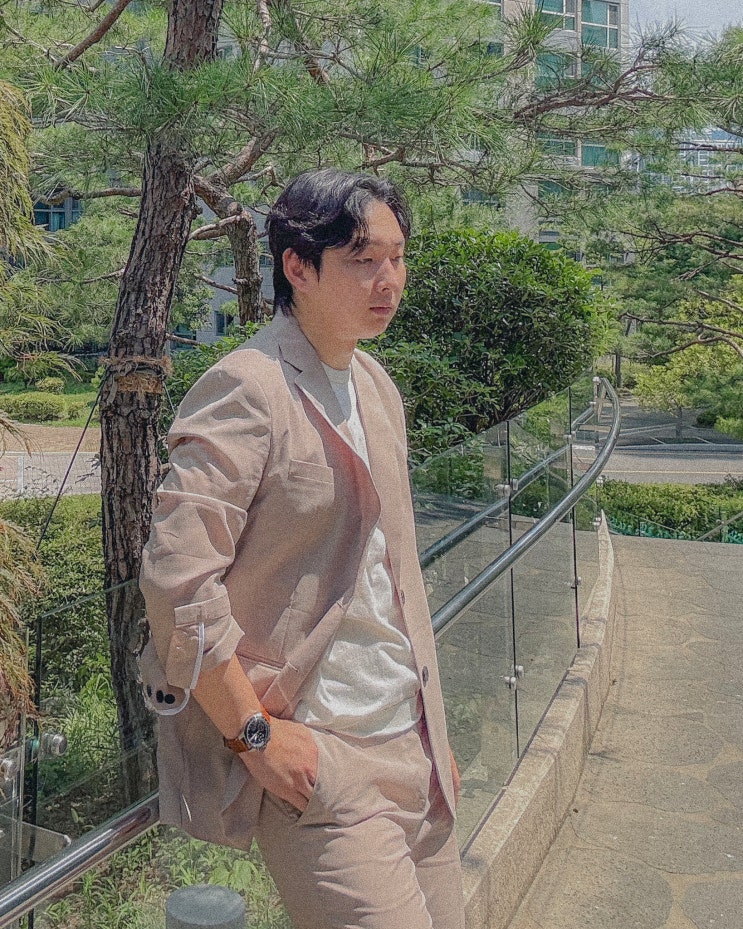  시원하고 깔끔한! 20대 남자 하객룩, 여름 린넨 정장 세트 추천