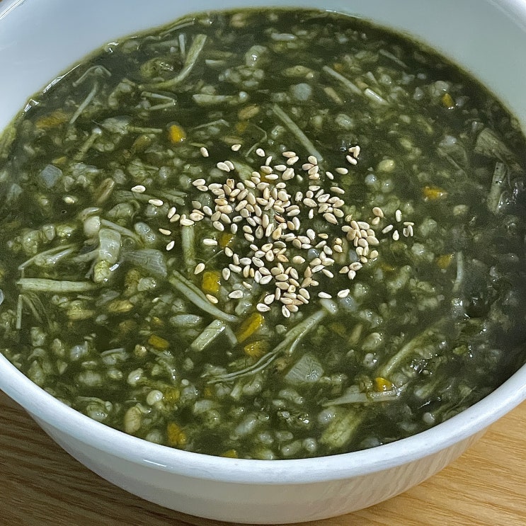  매생이죽 만들기 황금 레시피 매생이요리 칼로리 계란